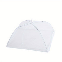 1pc Lace Mesh Food Cover Dustproof Pop Up Umbrella Food Tent