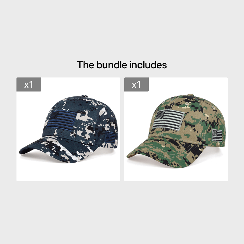 Men's American Flag Outdoor Baseball Cap For Sports