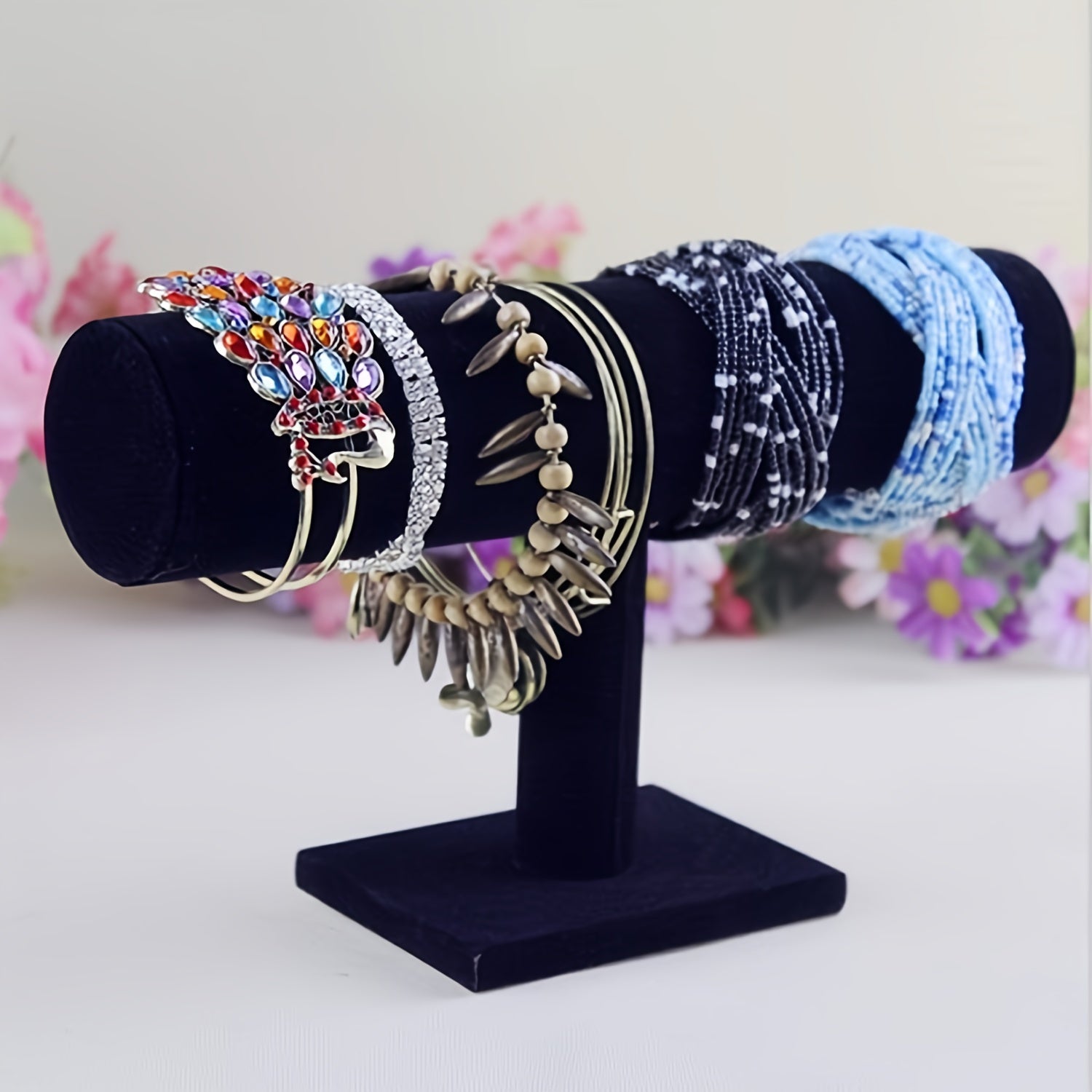 Single T Bar Bracelet Holder Jewelry Organizer Display Stand