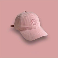 Solid Patch Baseball Cap Sunscreen Dad Hats Casual Dad Hats