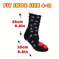 Warm Fuzzy Gripper Slipper Socks Cozy Sleep Winter Socks
