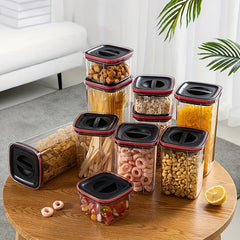 Airtight Food Storage Containers with Rotating Lids