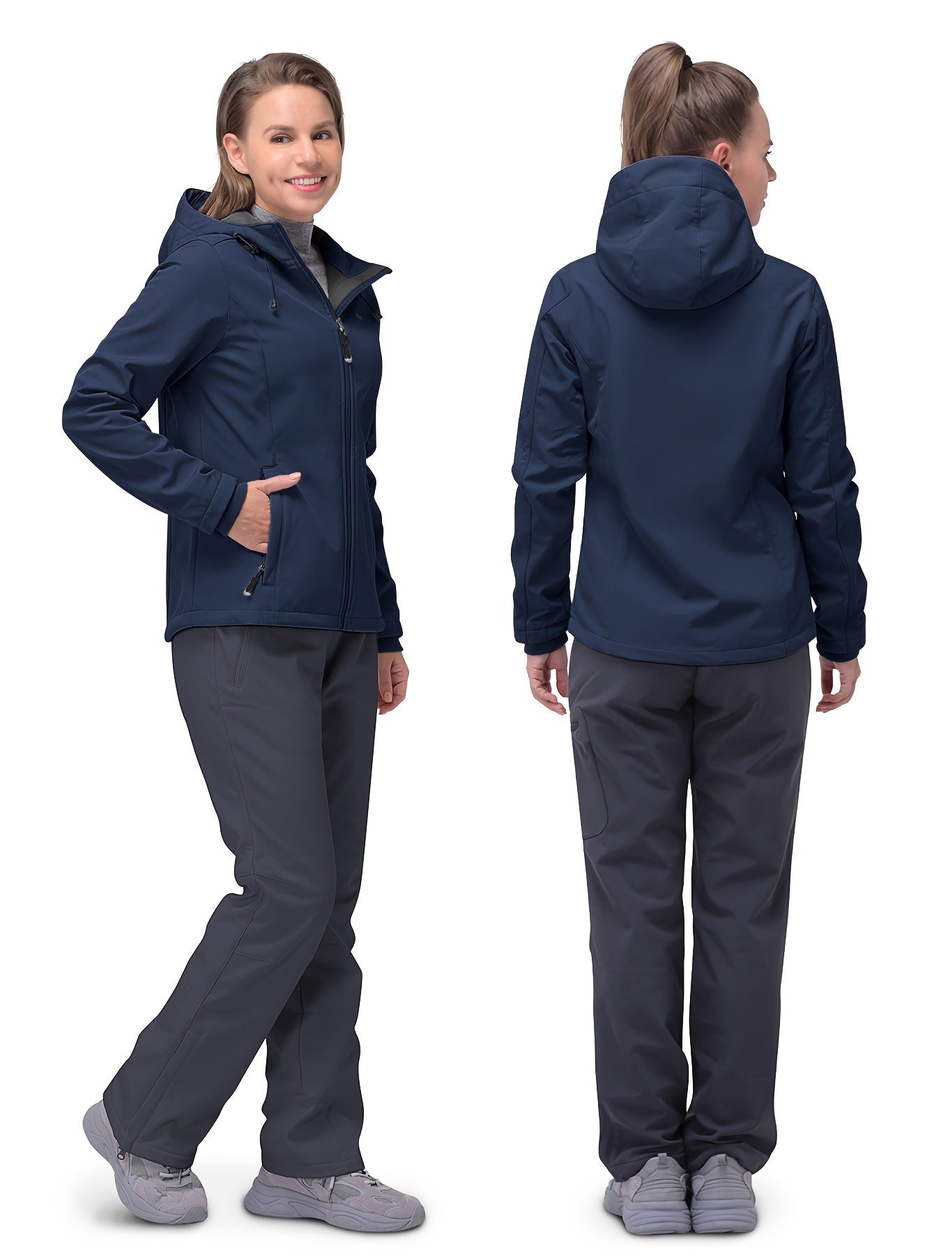 Waterproof Sports Jacket Fleece Liner Windproof Coat