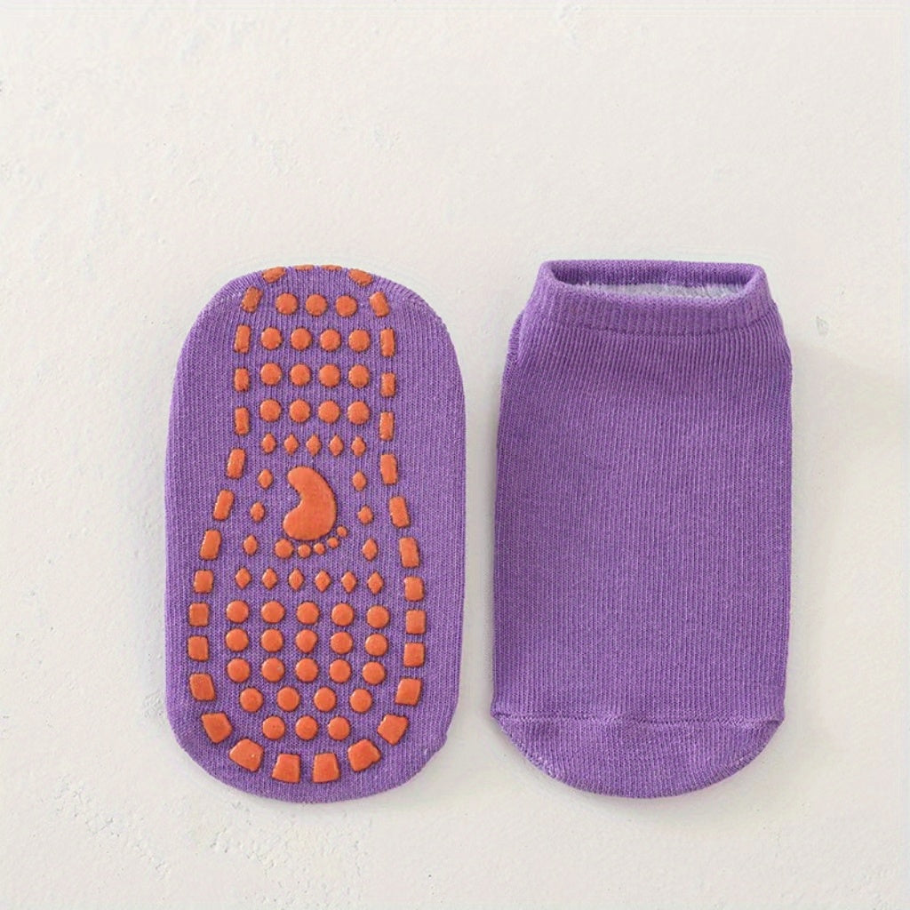 3 Pairs Kid Safe Non Slip Socks Boys Girls