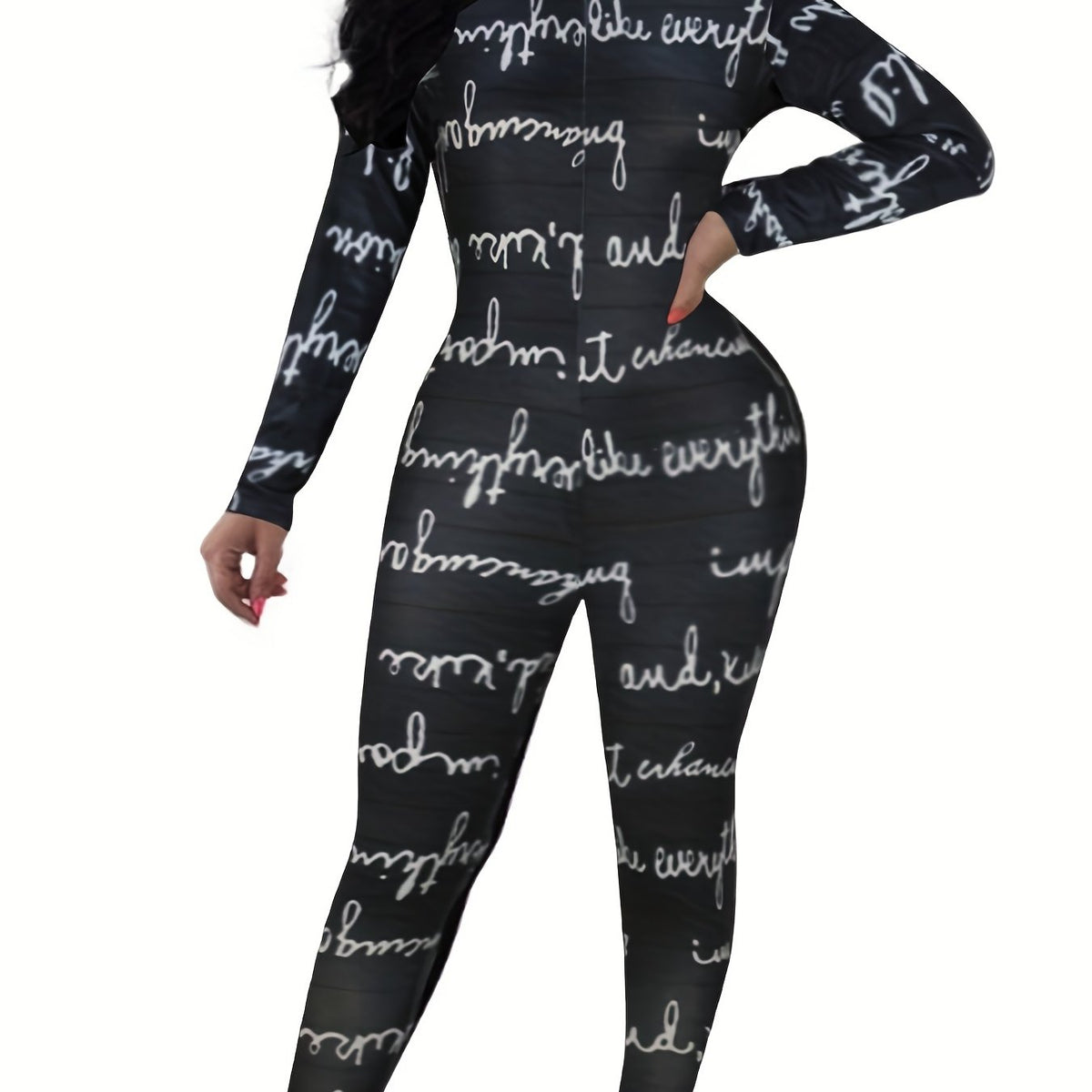 Casual Long Sleeve Jumpsuit for Women