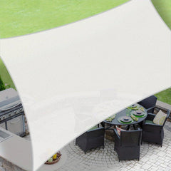 Rectangle Sun Shade Sail Canopy UV Block Heavy Duty Awning Shelter