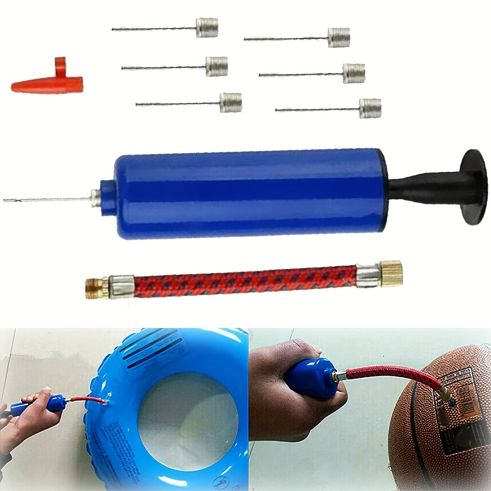 Ball Pump Air Pump Set with Needles & Adapter for Basketball Volleyball