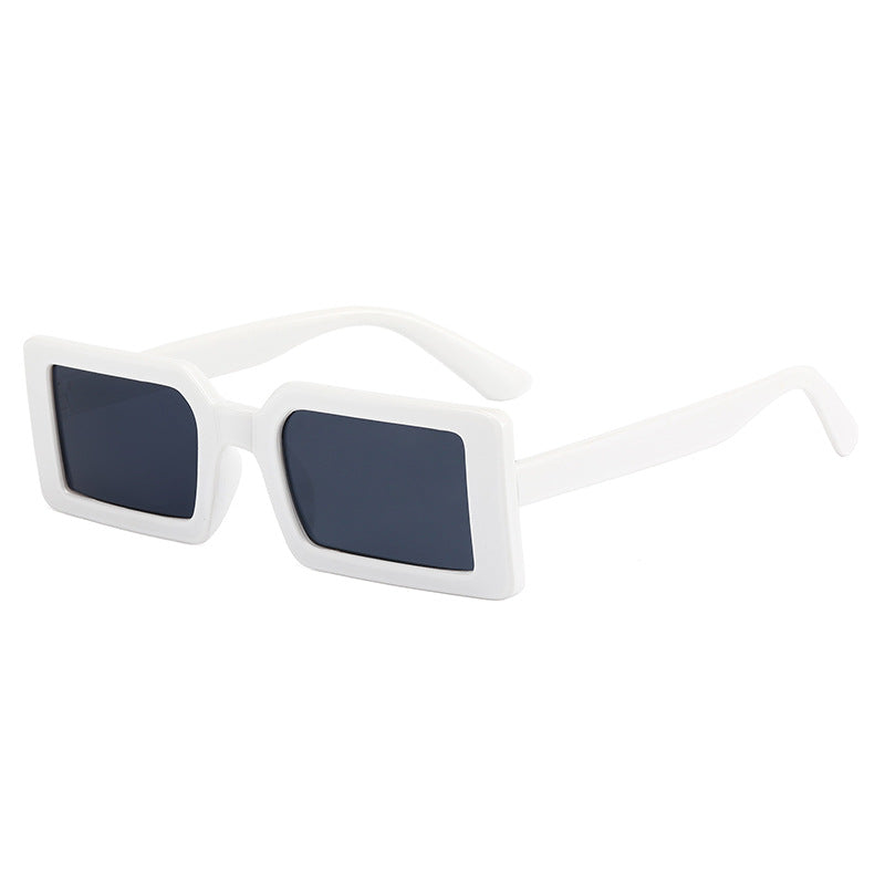 90s Vintage Square Sunglasses Small Lens