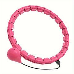 Detachable 24 28 Sections Fitness Hoop Solid Ball Portable Waist Training