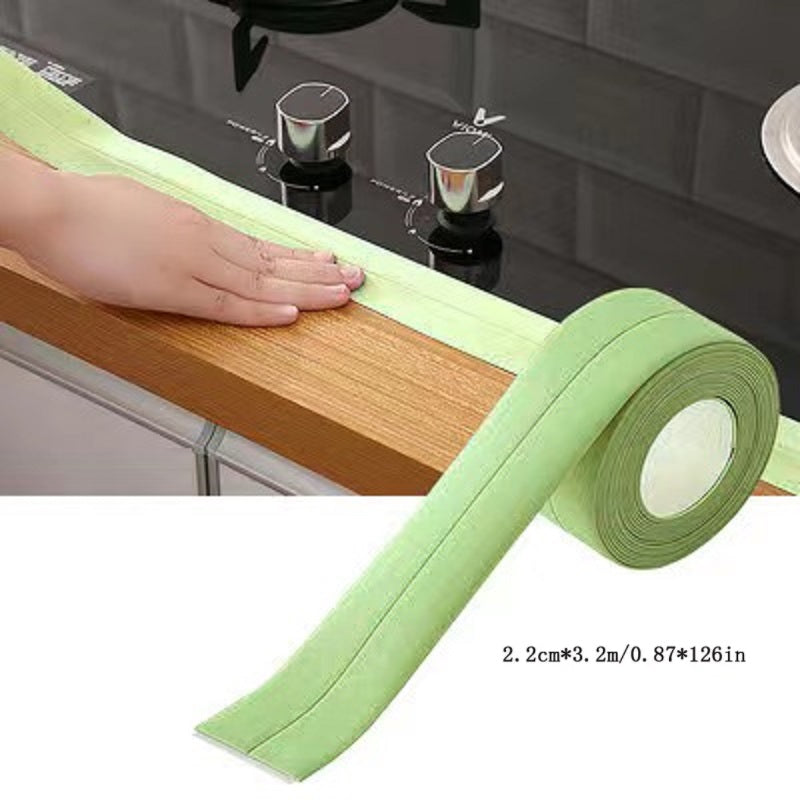 Bathroom Shower Sink Sealing Strip Tape Self Adhesive Waterproof Wall Sticker
