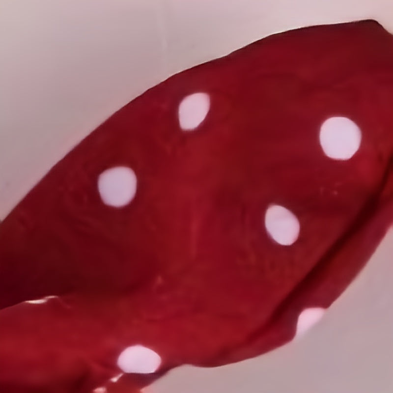 Red Dots Hair Pin Wide Edge Bow Hair Band Hair Accessories
