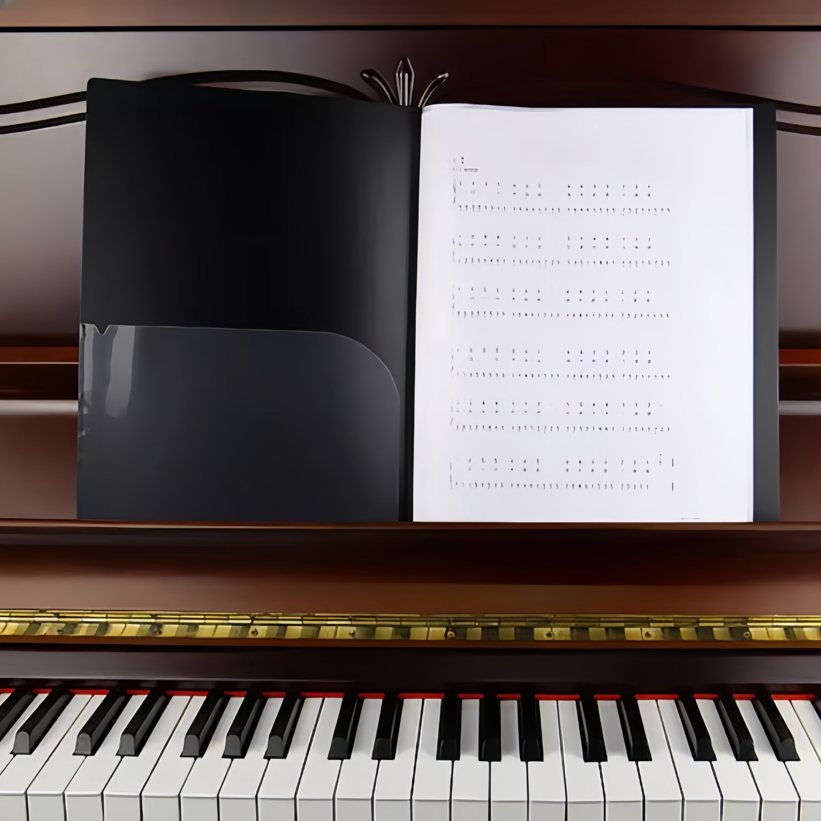 10pcs Music Notation Book Clip A4 Folder Insert Clip Five Line Notation