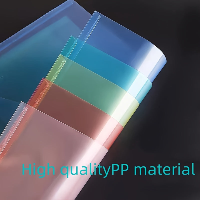 200pcs Transparent A4 File Bag Document Storage Bag Office And School File Bag
