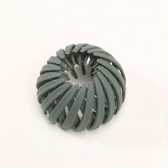 Stretchy Hair Claw Frosted Bird Nest Shape Ponytail Clip