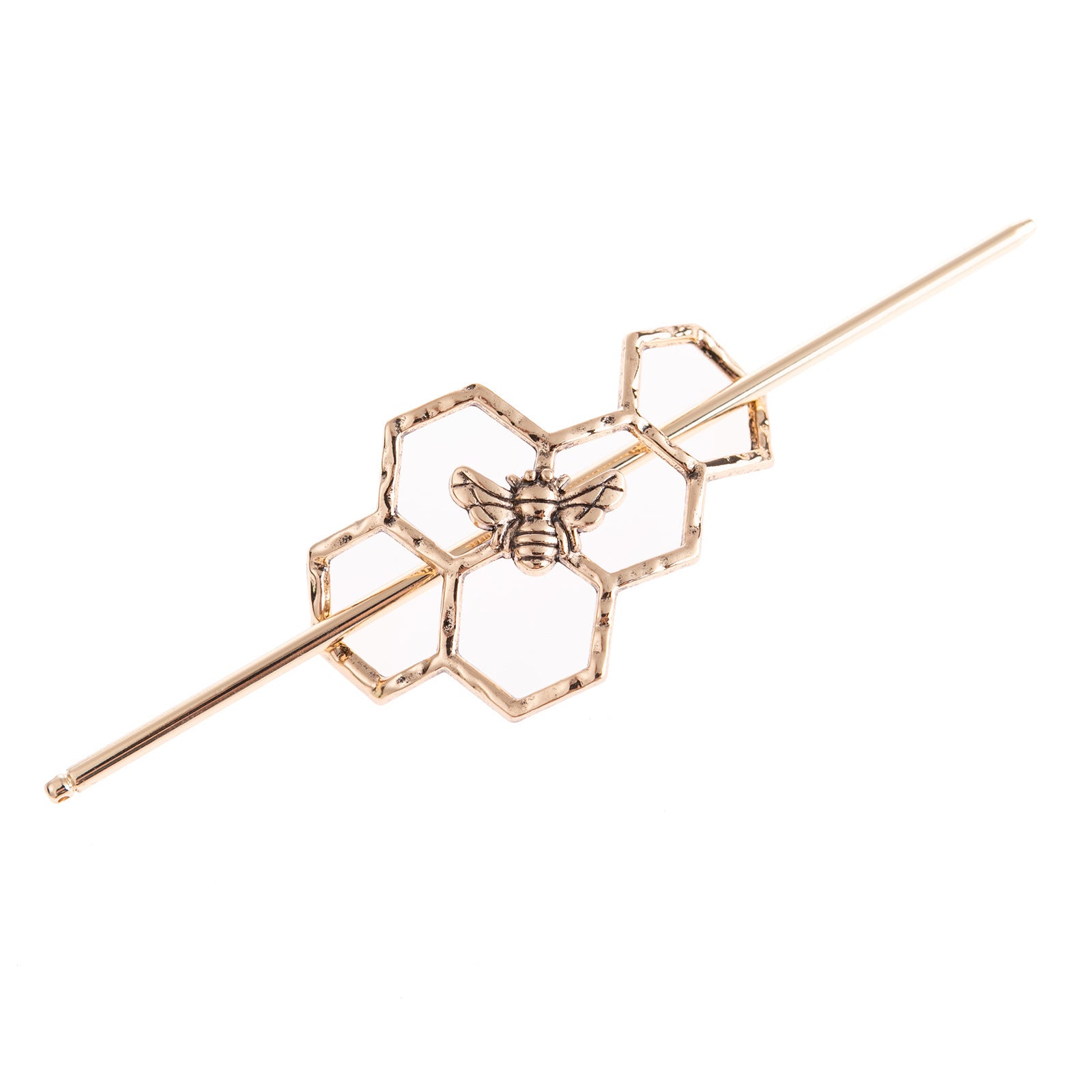Geometric Bee Hair Sticks Forks Hairpins Hollow Metal Hair Pins Chignon Buns Hol