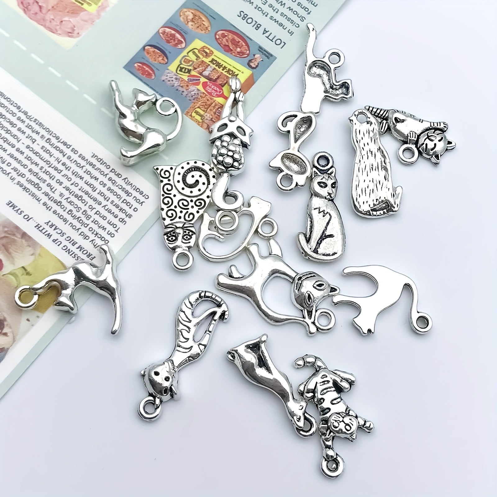 Ocean Animal Charms Pendants Set for DIY Necklace