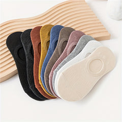 10 Pairs Solid Ankle Socks Soft & Lightweight Women's Stockings