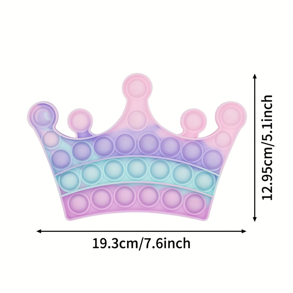 Macaron Crown Bubble Press Puzzle Toy Fidget Toy for Adults and Kids