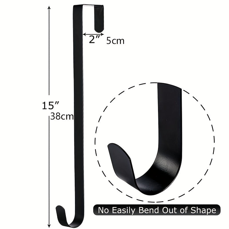 15 24 Cm Christmas Door Wreath Hook Holiday Iron Hook 1pc