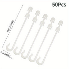 50pcs Vegetable Fruit Support J Hooks Tomato Support J Hooks Vegetable Clips