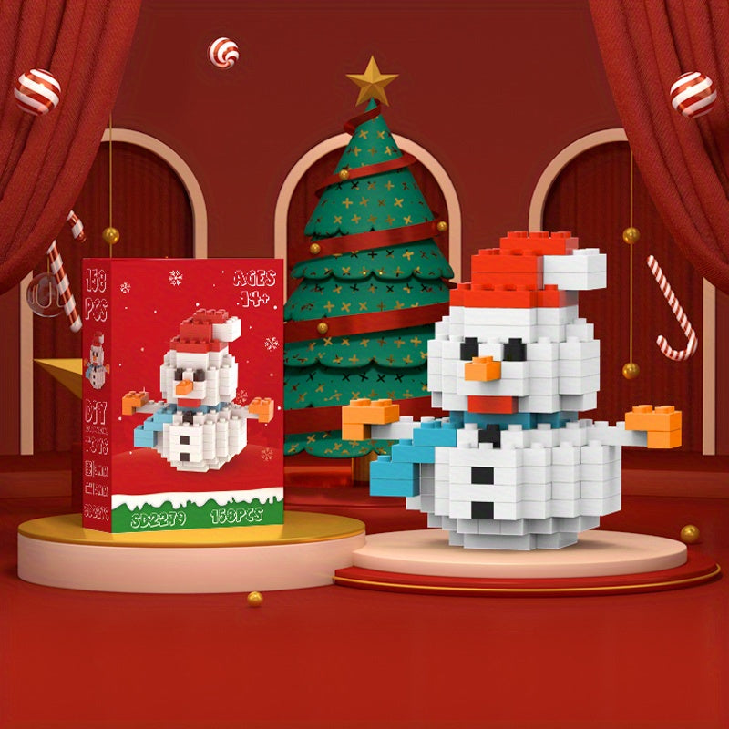 Christmas Building Blocks Santa Bears Christmas Trees Snowmen Boots