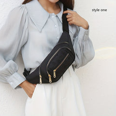 Embroidered Chest Bag Small Waist Bag