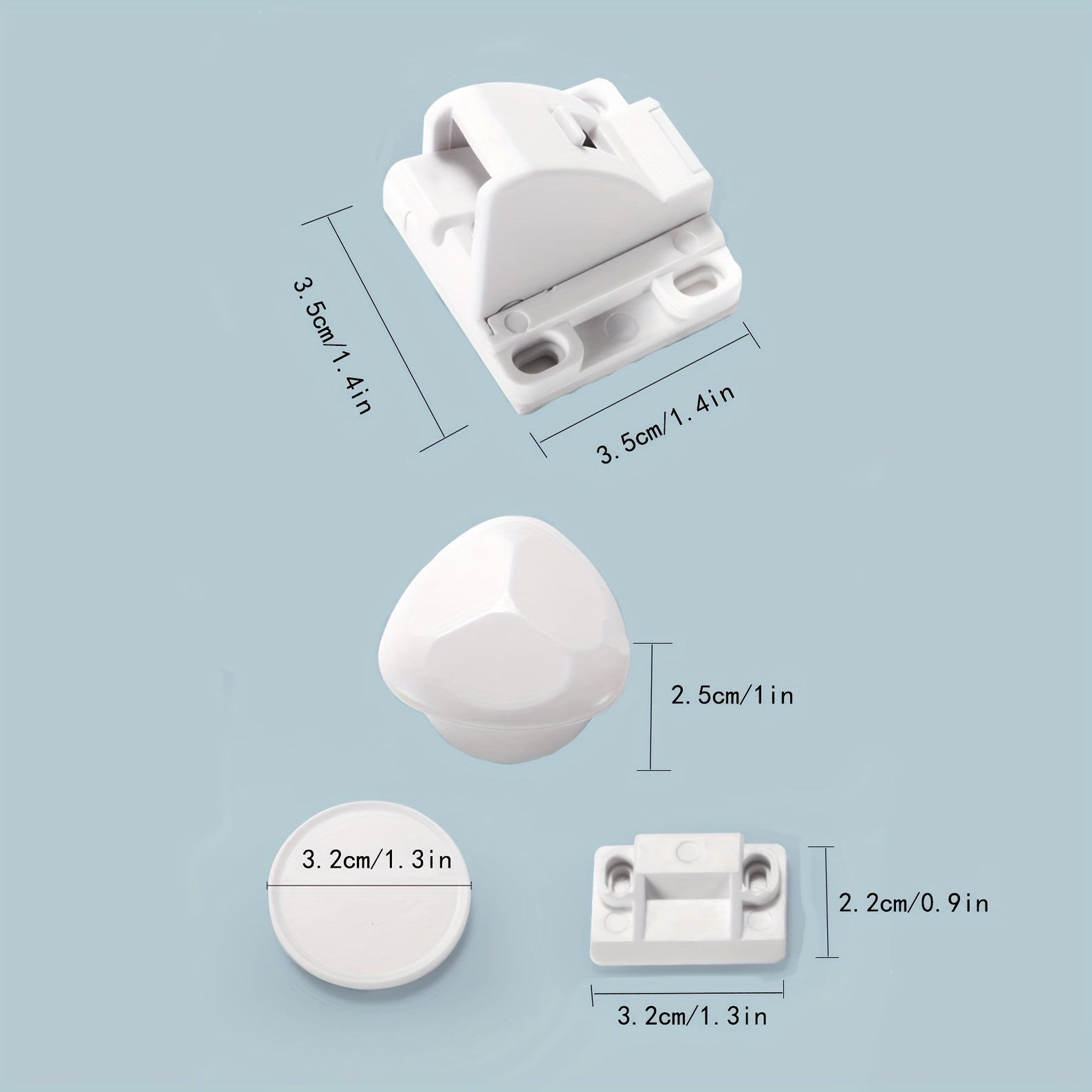 Child Safety Magnetic Cabinet Locks - Baby Proofing Drawer Locks