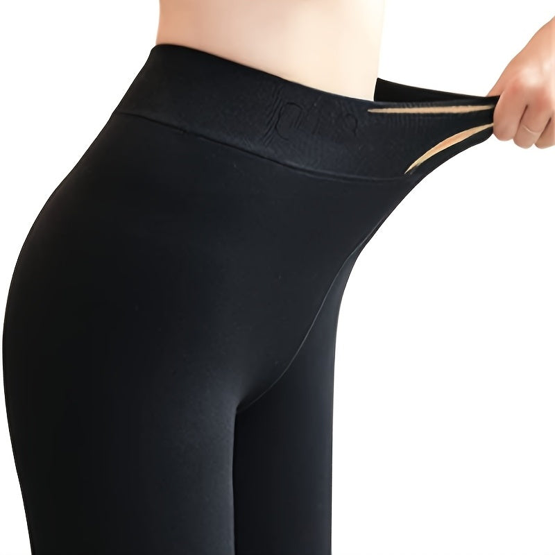 Women's Winter Thermal Lined Leggings High Waist Stretch Thermal Leggings