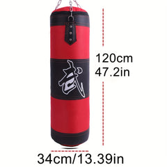 Heavy Duty Punch Bag With Metal Chain Hook for Boxing Karate Taekwondo