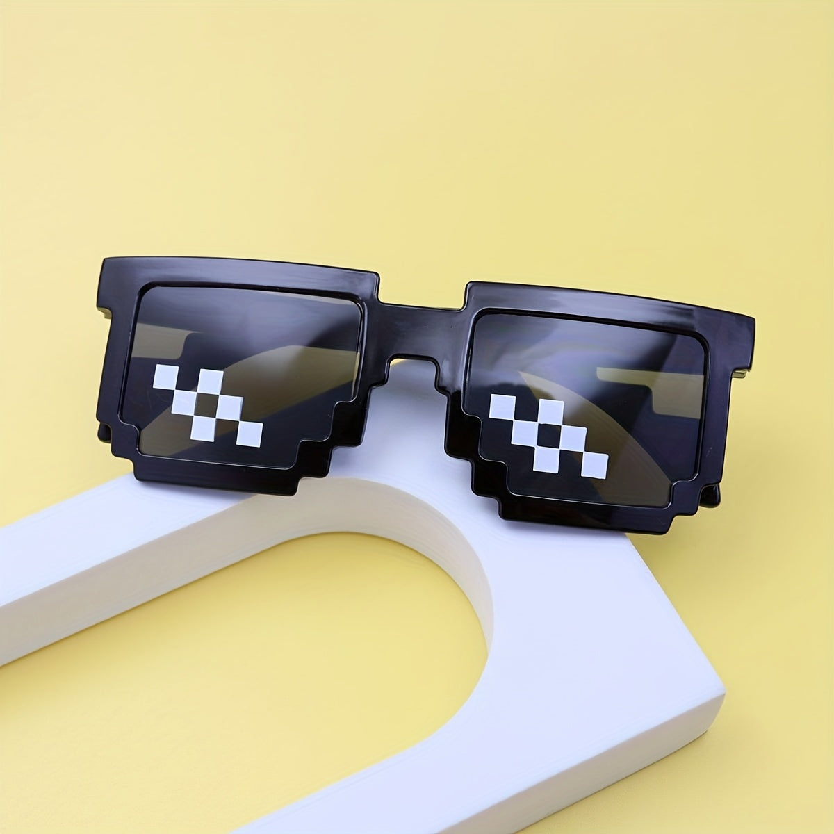 Y2K Mosaic Sunglasses For Women Men Funny Party Decorative Sun Shades