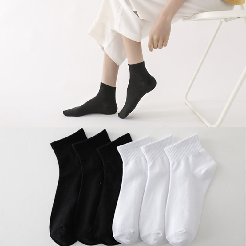 6 Pairs Women's Low Cut Ankle Socks Casual & Comfy Short Socks
