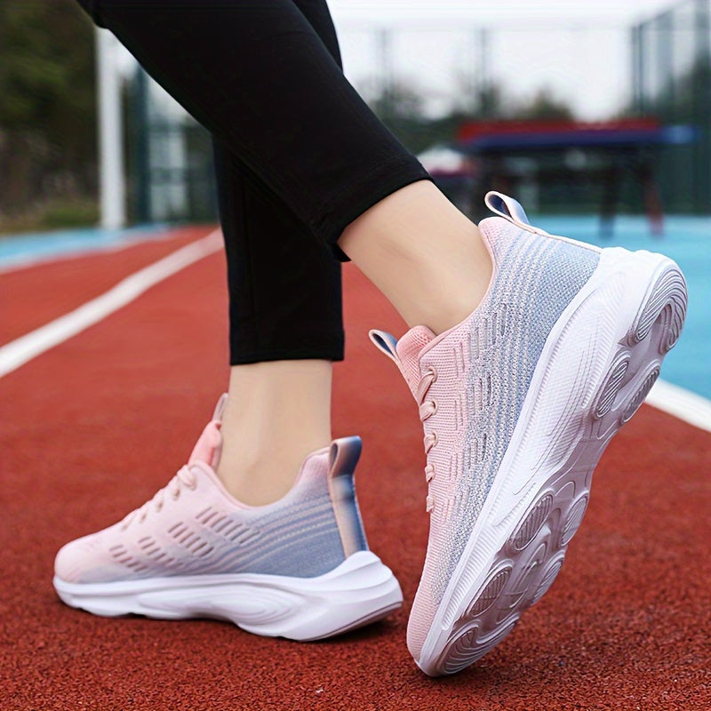 Breathable Thick Sole Shock Absorption Running Shoes