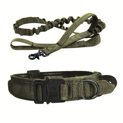 Military Tactical Dog Collar & Leash Set for All Breeds