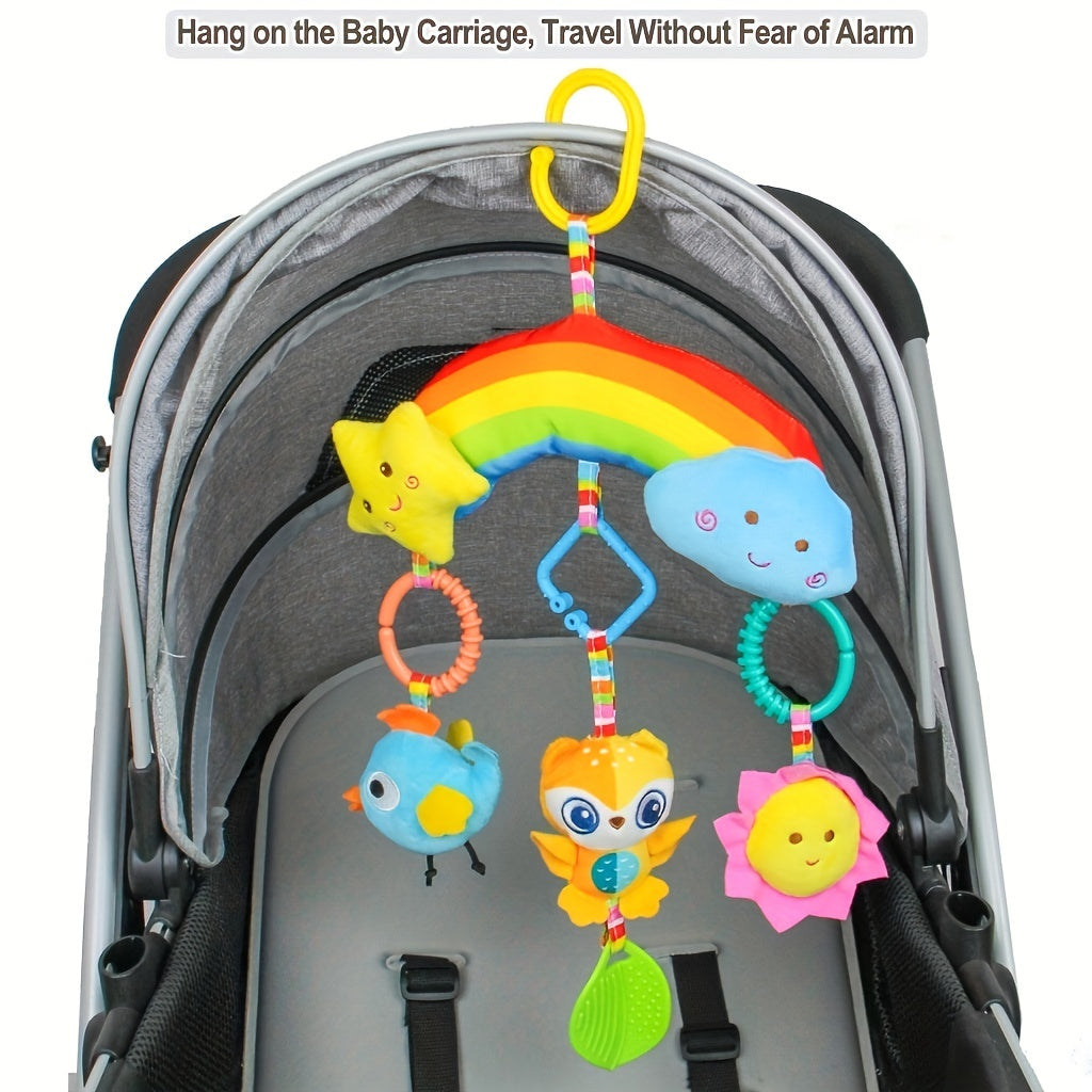 Rainbow Baby Crib Hanging Toy Stroller Pendant