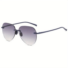 Ombre Rimless Sunglasses UV400 Sun Shades