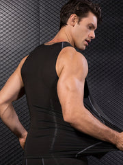 Breathable Quick Drying Sports Tank Top Men's Casual High Stretch Tank Top