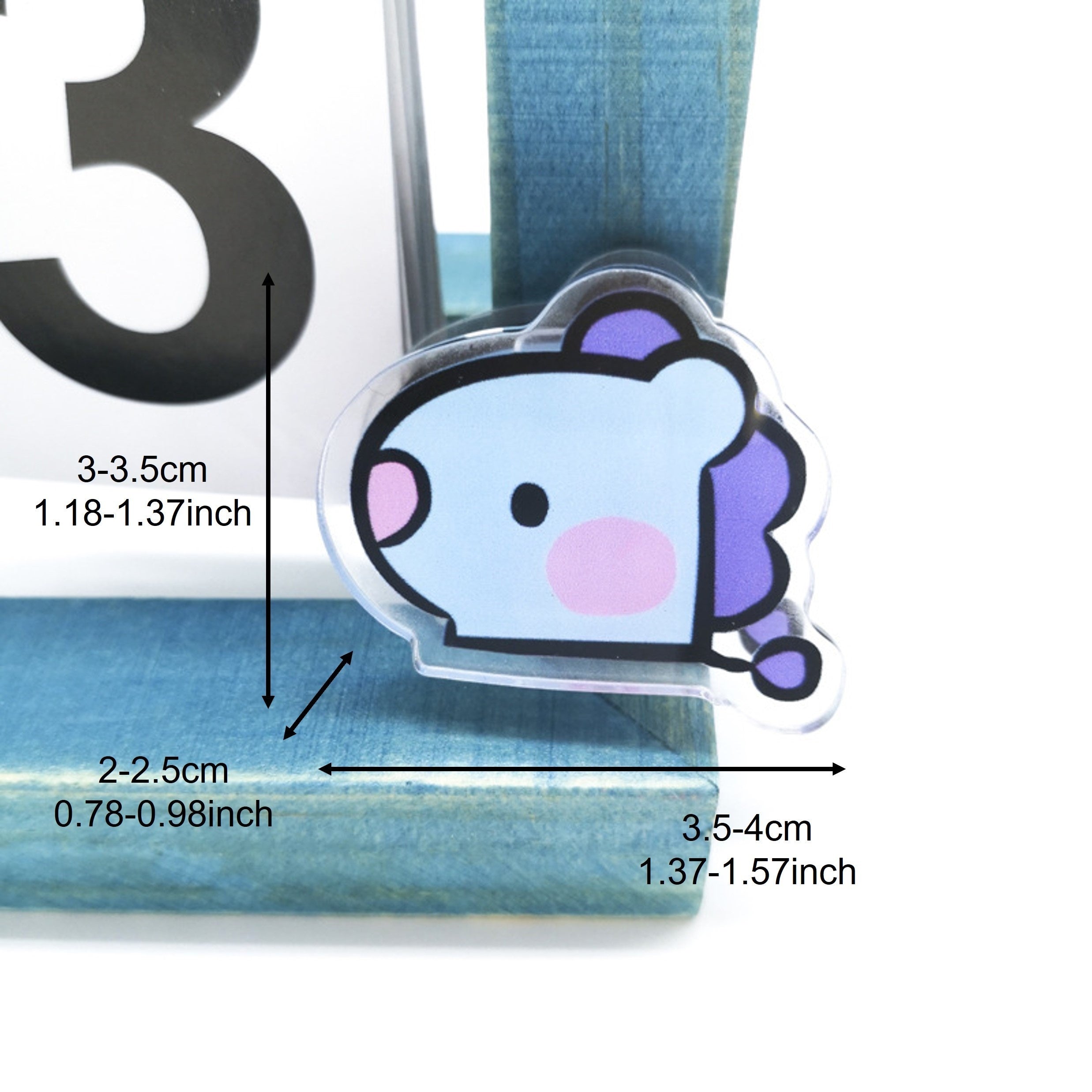 Cartoon Animal Bilayer Clip For Notebook Ticket