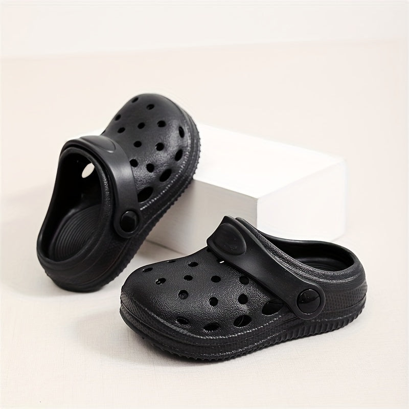 Boy's Solid Clogs Garden Shoes Lightweight Sandals All Seasons