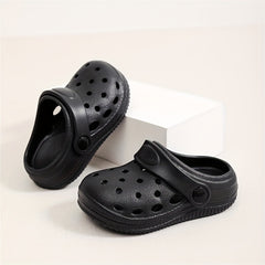 Boy's Solid Clogs Garden Shoes Lightweight Sandals All Seasons