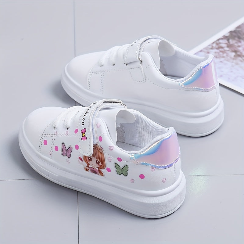 Girls' Cartoon Low Top Sneakers - Lightweight Anti Slip - All Seasons