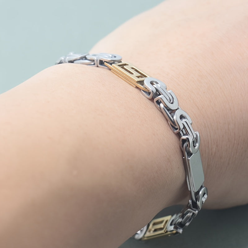 Flat Great Wall Stainless Steel Necklace