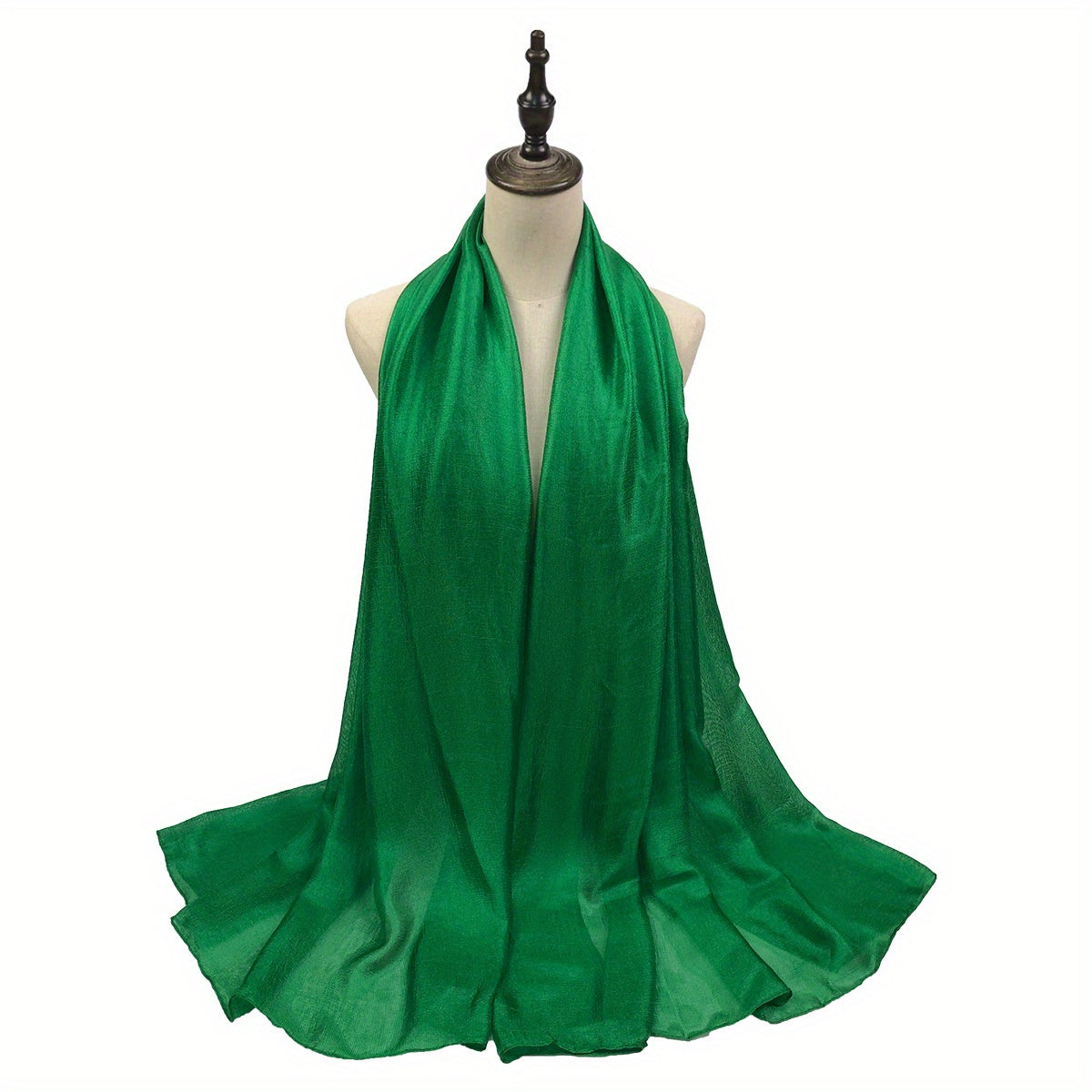 Pearlescent Scarf Hijab Warm Shawl Women Windproof Head Wrap
