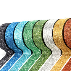 3 Rolls 5M Glitter Tape Sticker Paper Adhesive Tape Label Craft