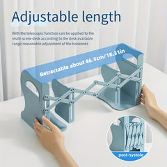 Retractable Bookshelf for Students, Desktop Bookcase, Folding Style, Tibetan