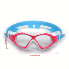 Kids Silicone Diving Goggles UV Protection Anti Fog Leakproof
