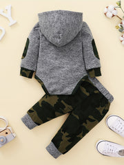 Toddler Baby Boy Hoodie Sweatshirt Pants Set