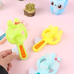 Mini Rabbit Shape Fan Manual Fan Dormitory Portable Handheld Fan