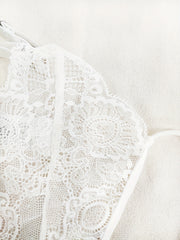  Lace Cut Out Sheer Panty