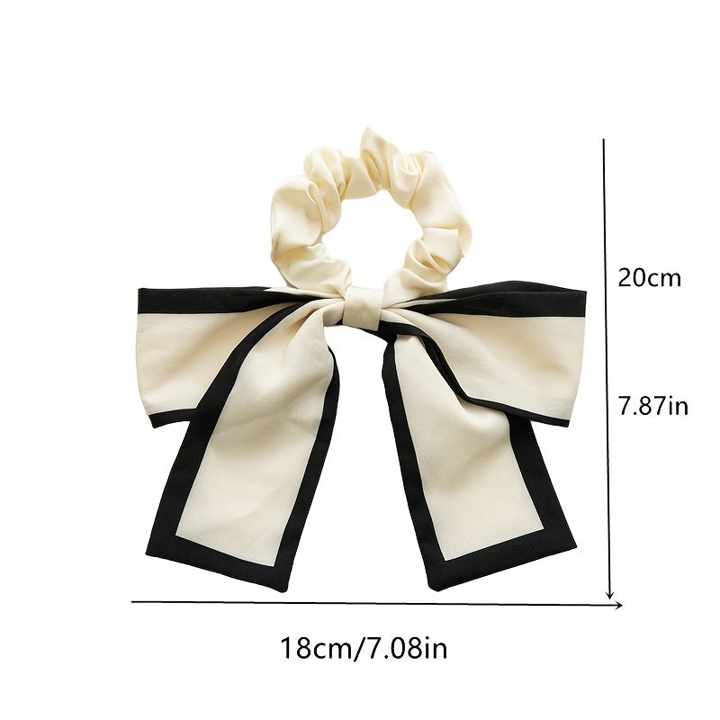 Bow Knot Hair Tie Women's Head Rope Streamer Big Hair Tie And Gentle Headdress