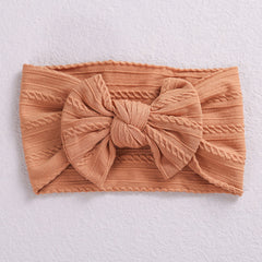 5pcs Nylon Baby Soft Bow Headband